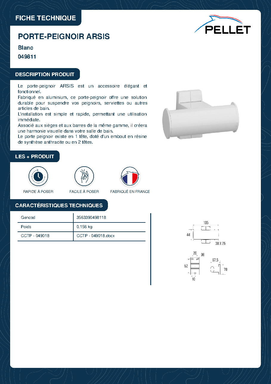 Fiche technique fournisseur