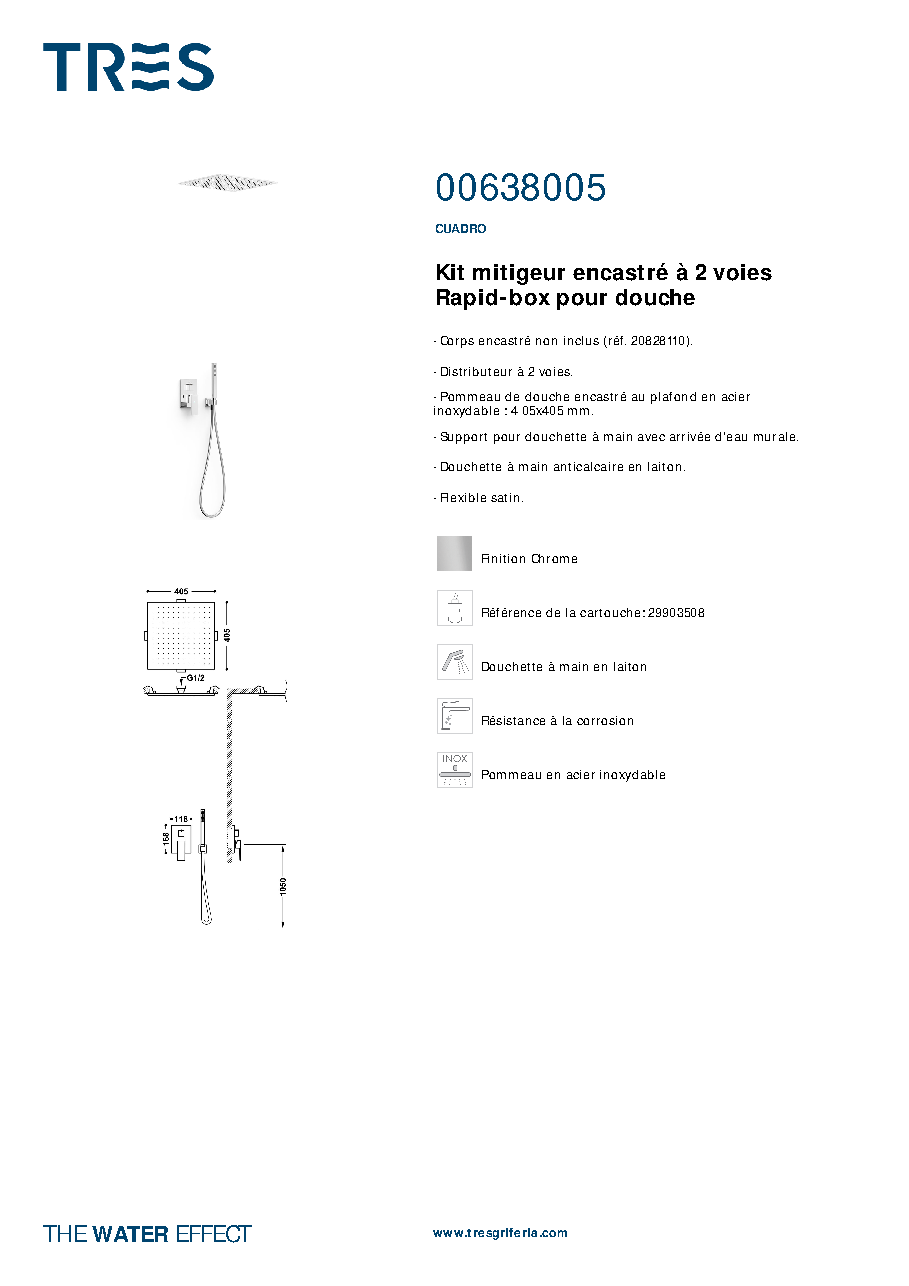 Fiche technique fournisseur