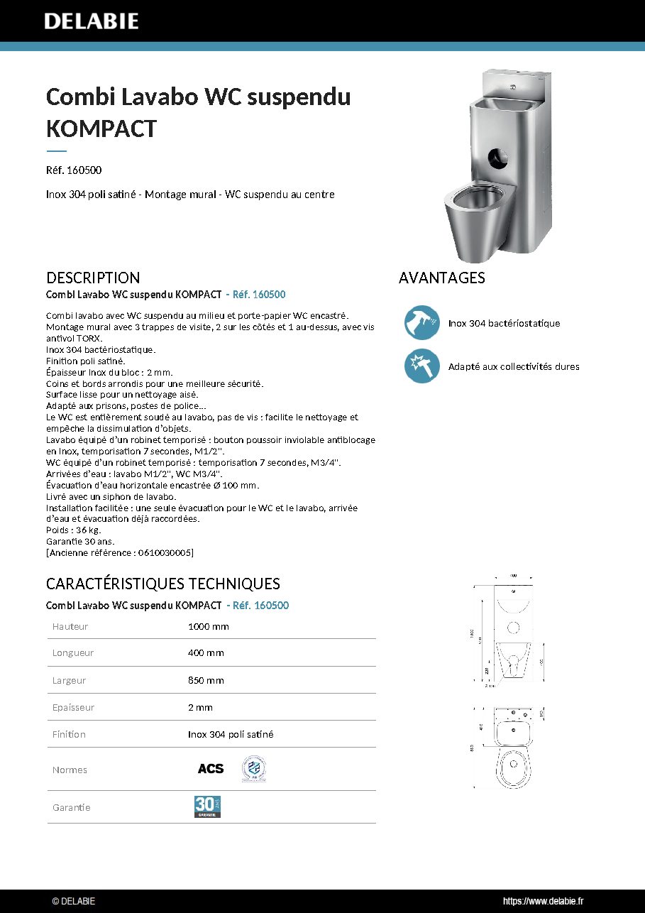 Fiche technique fournisseur
