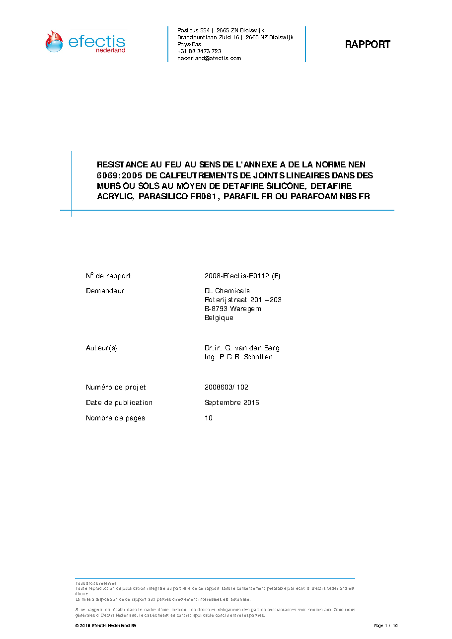 Fiche technique fournisseur