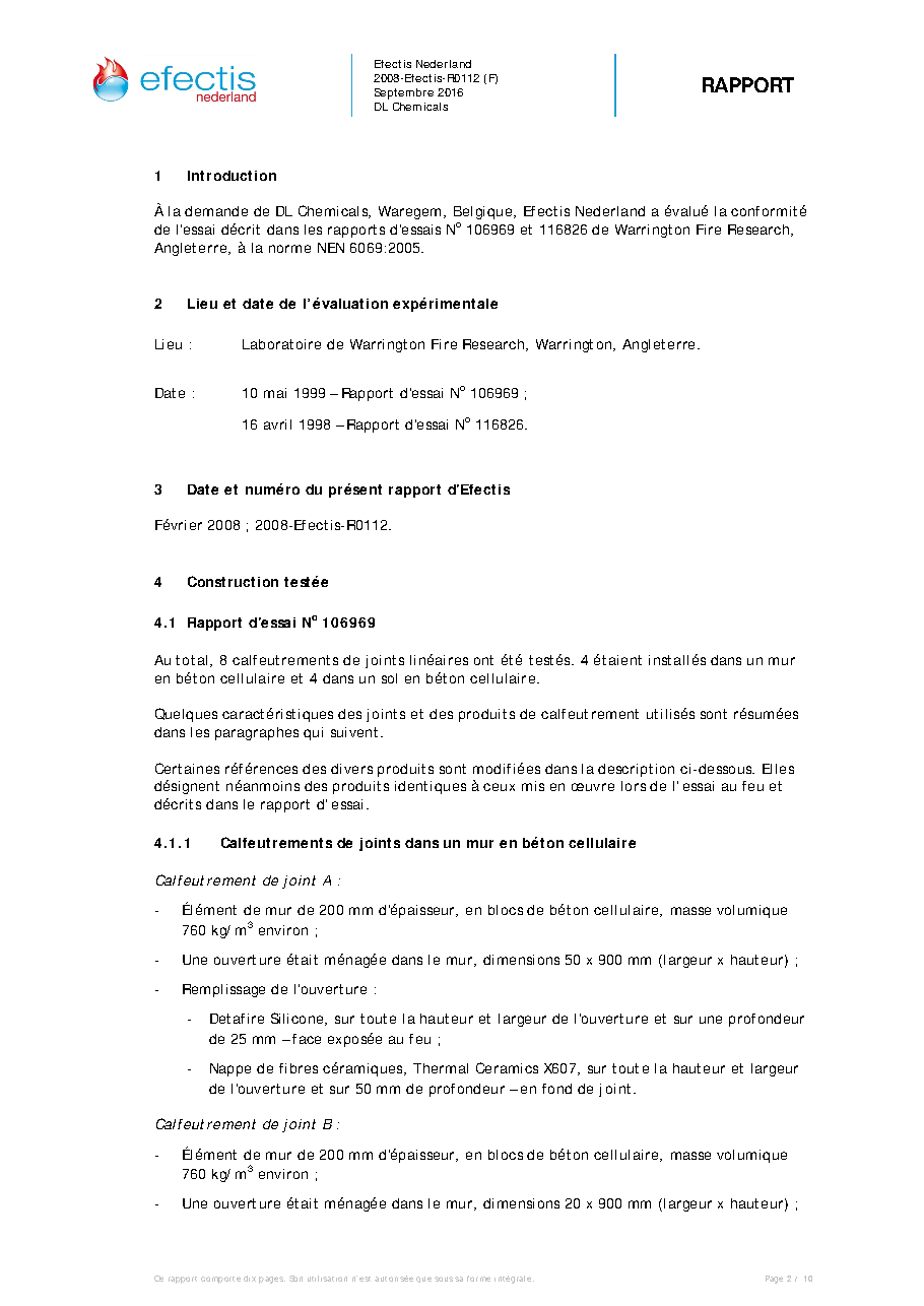Fiche technique fournisseur