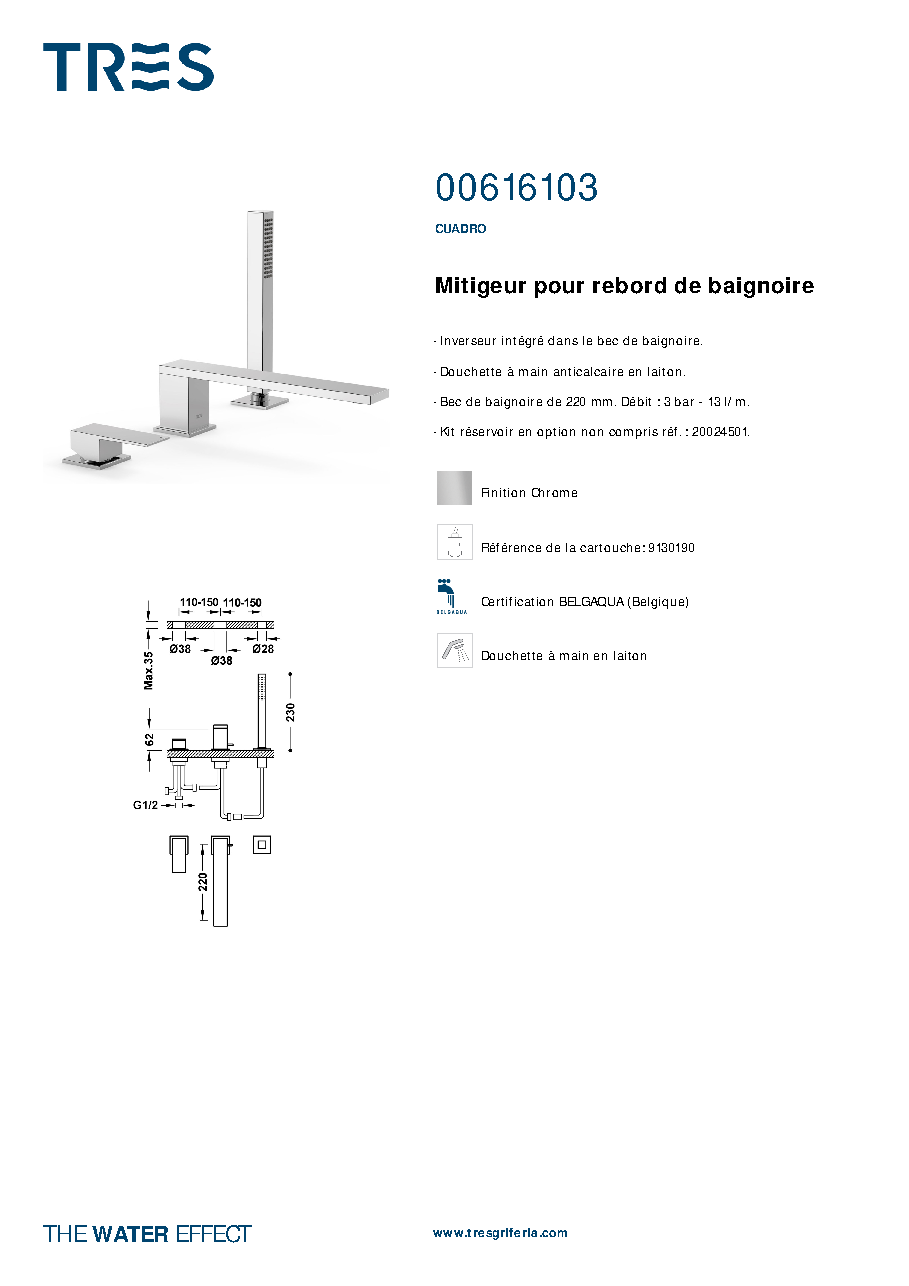 Fiche technique fournisseur
