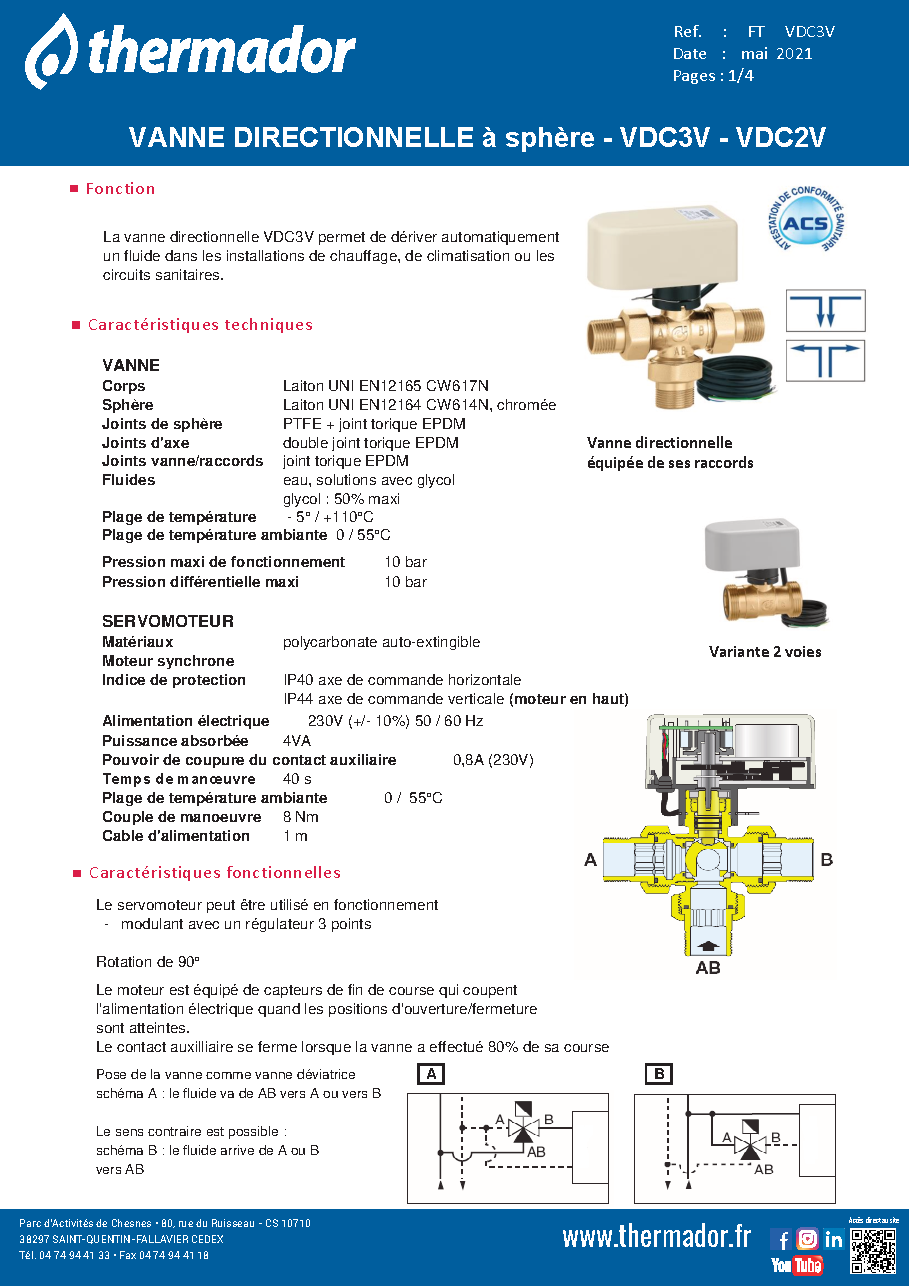 Fiche technique fournisseur