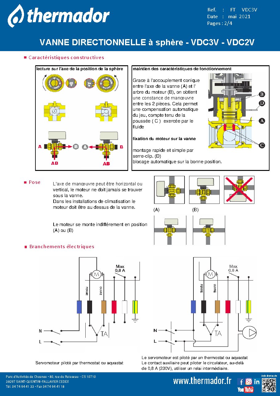 Fiche technique fournisseur
