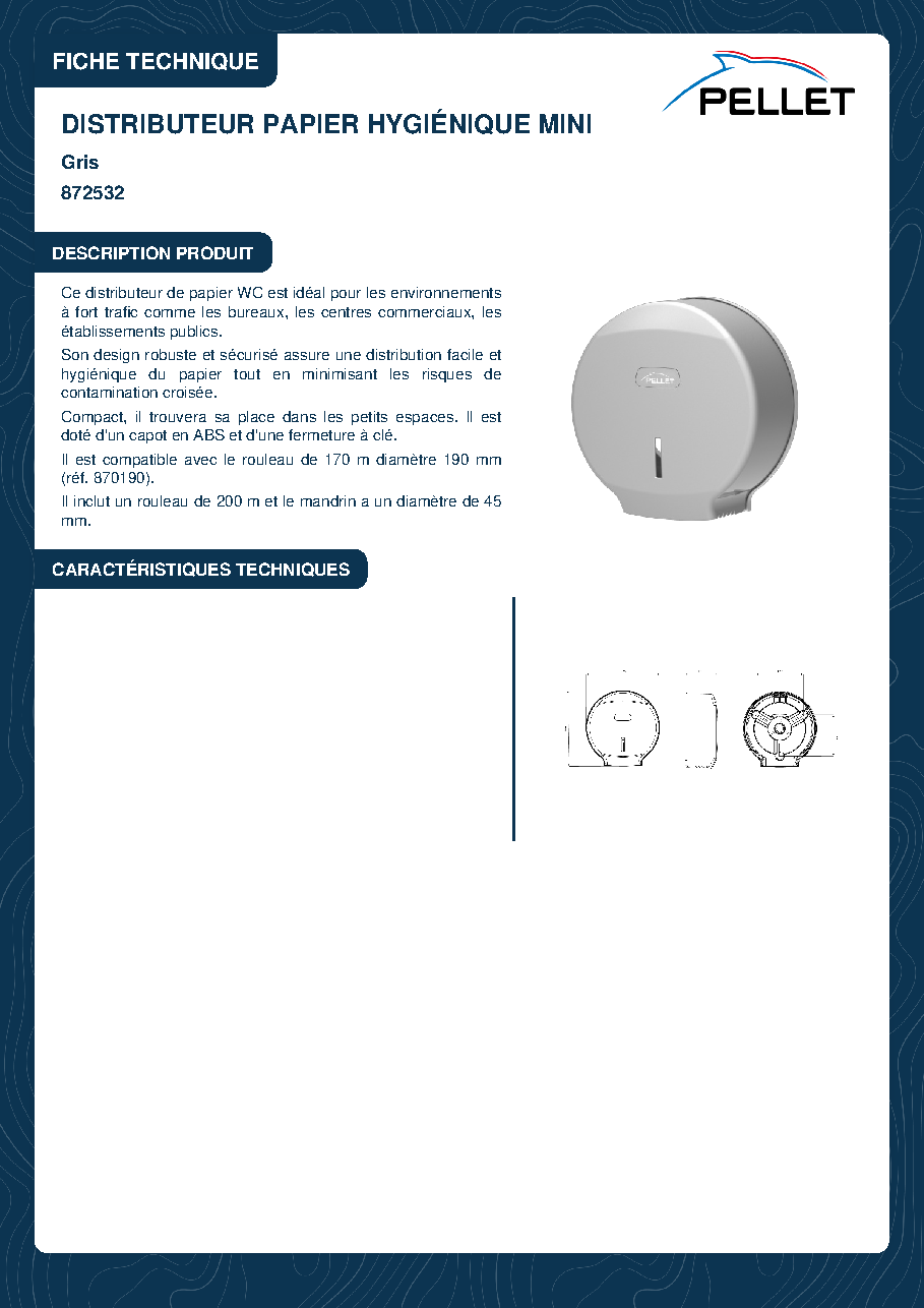Fiche technique fournisseur