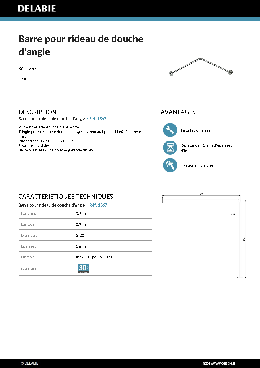 Fiche technique fournisseur