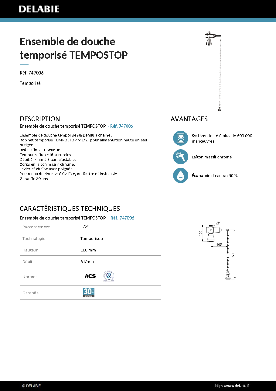 Fiche technique fournisseur