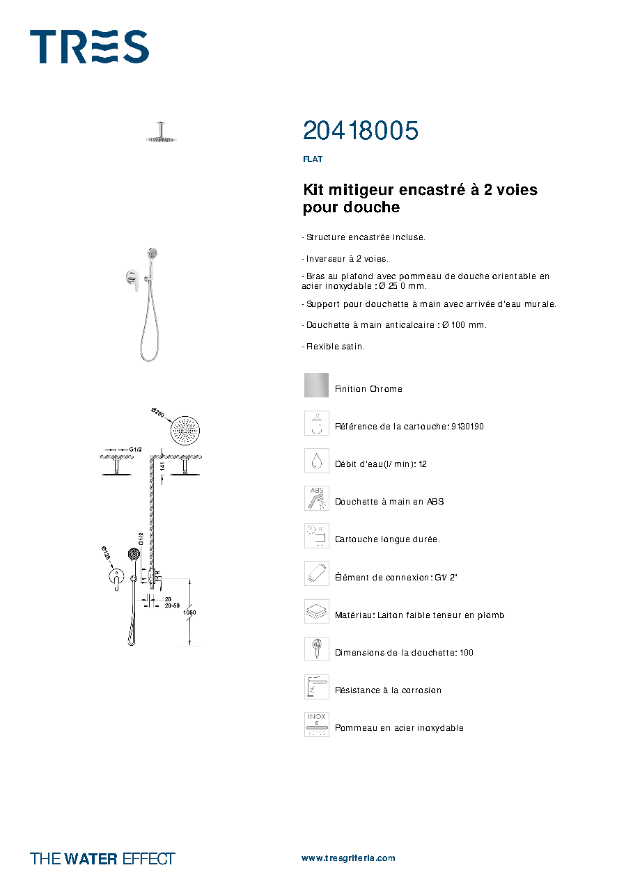 Fiche technique fournisseur
