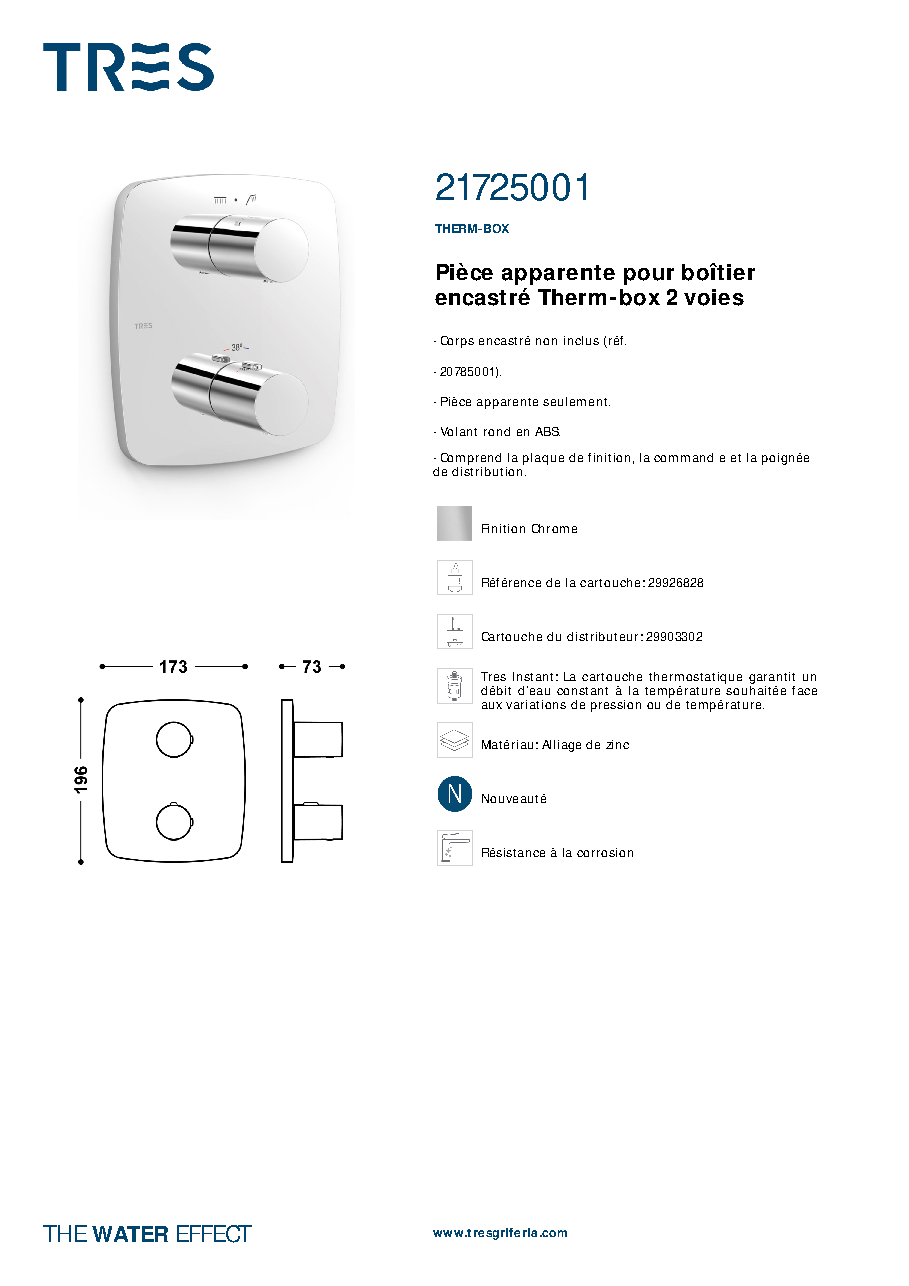 Fiche technique fournisseur