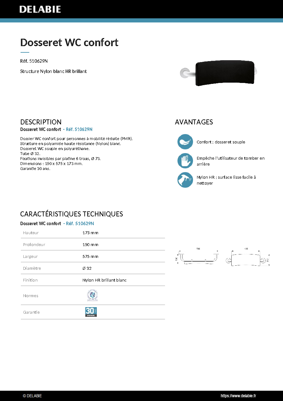 Fiche technique fournisseur
