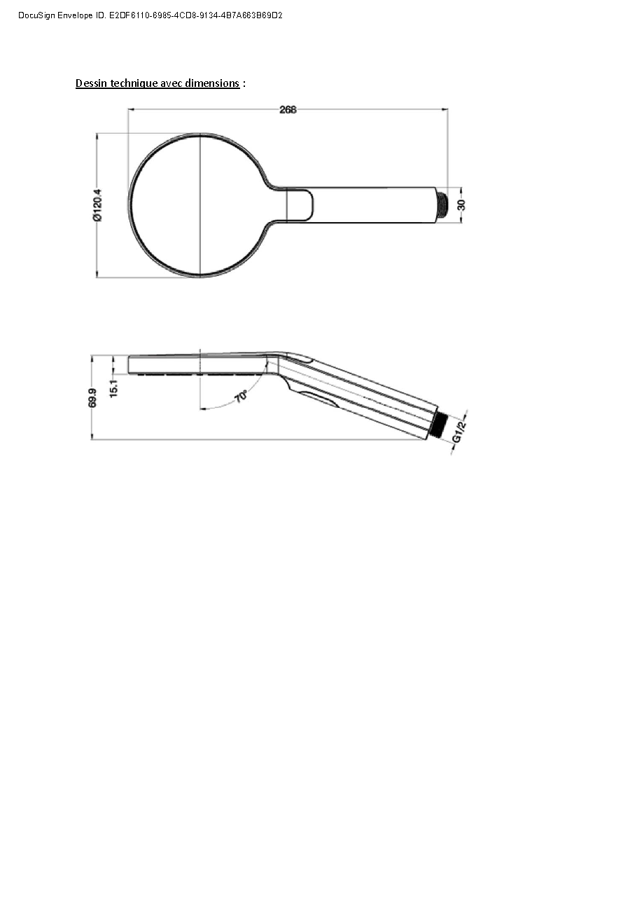 Fiche technique fournisseur