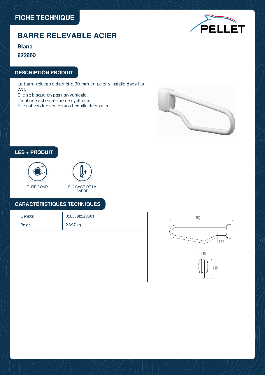 Fiche technique fournisseur