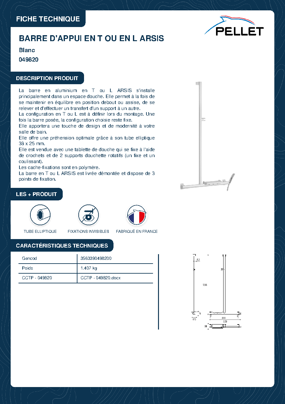 Fiche technique fournisseur