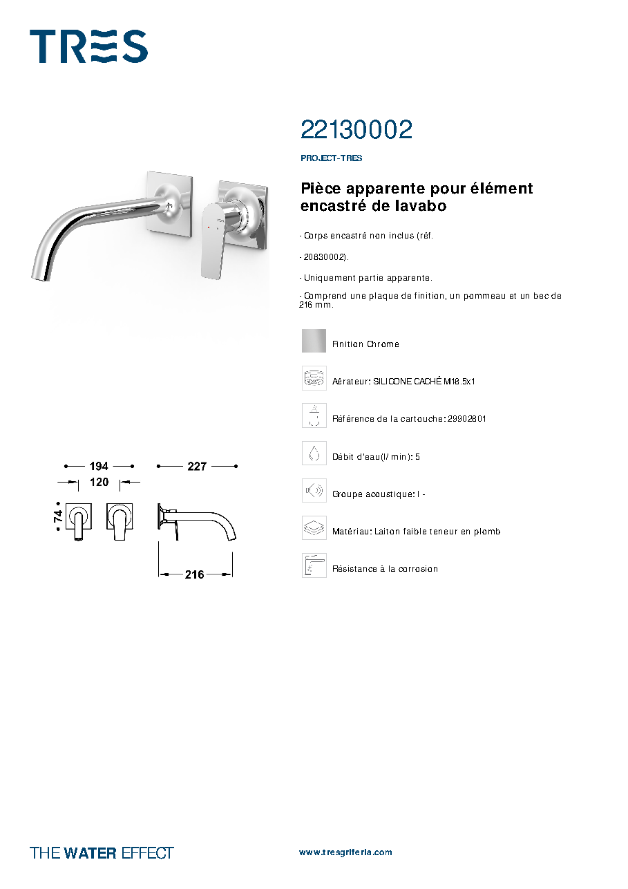 Fiche technique fournisseur