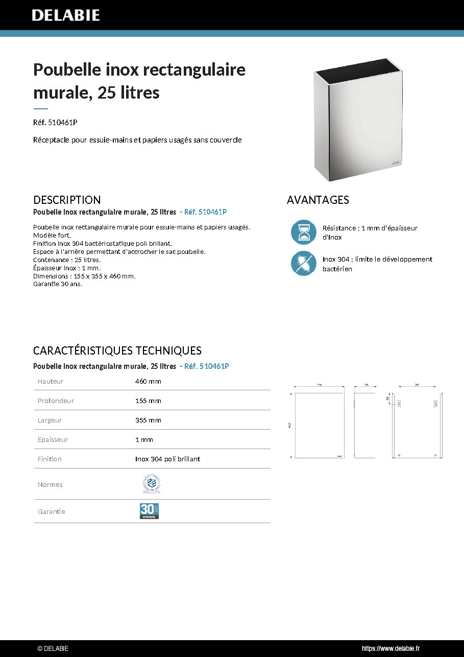 Fiche technique fournisseur