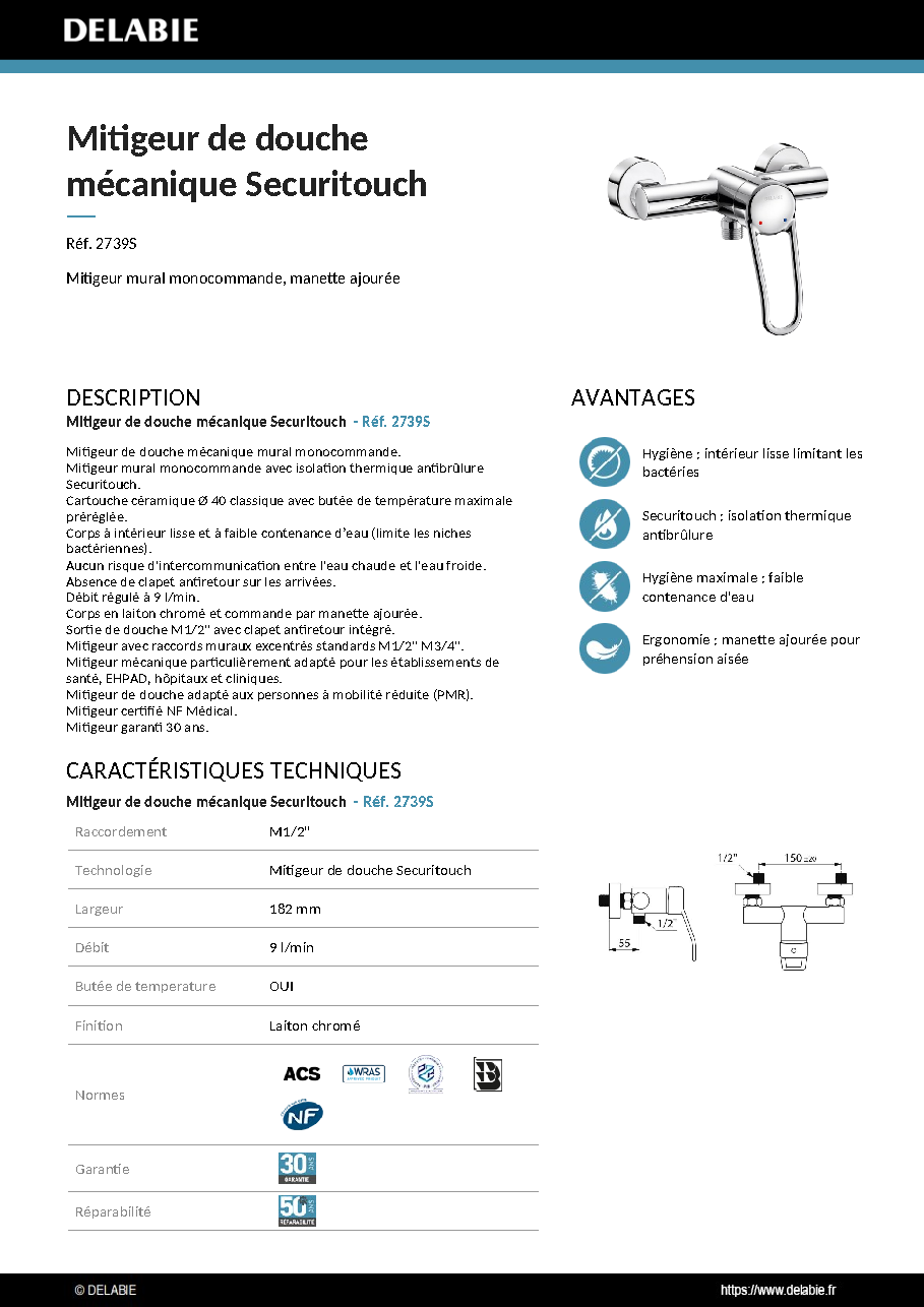Fiche technique fournisseur