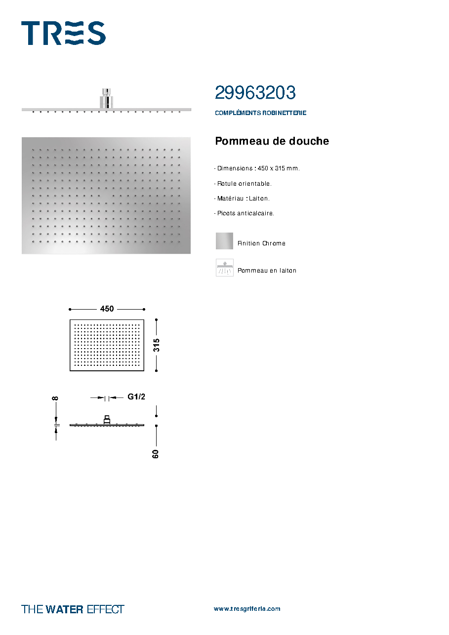Fiche technique fournisseur