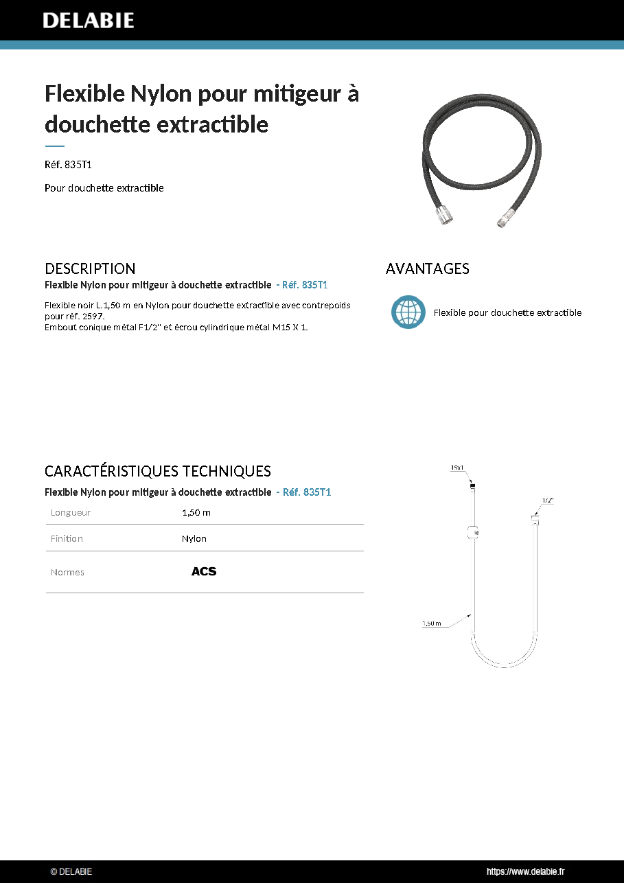 Fiche technique fournisseur