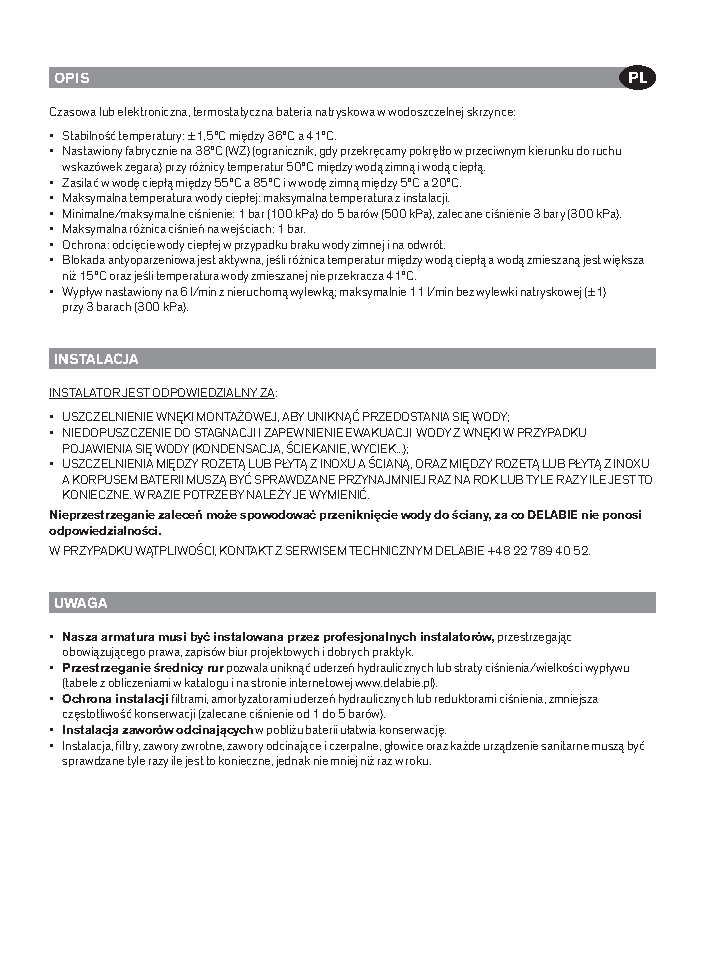 Fiche technique fournisseur