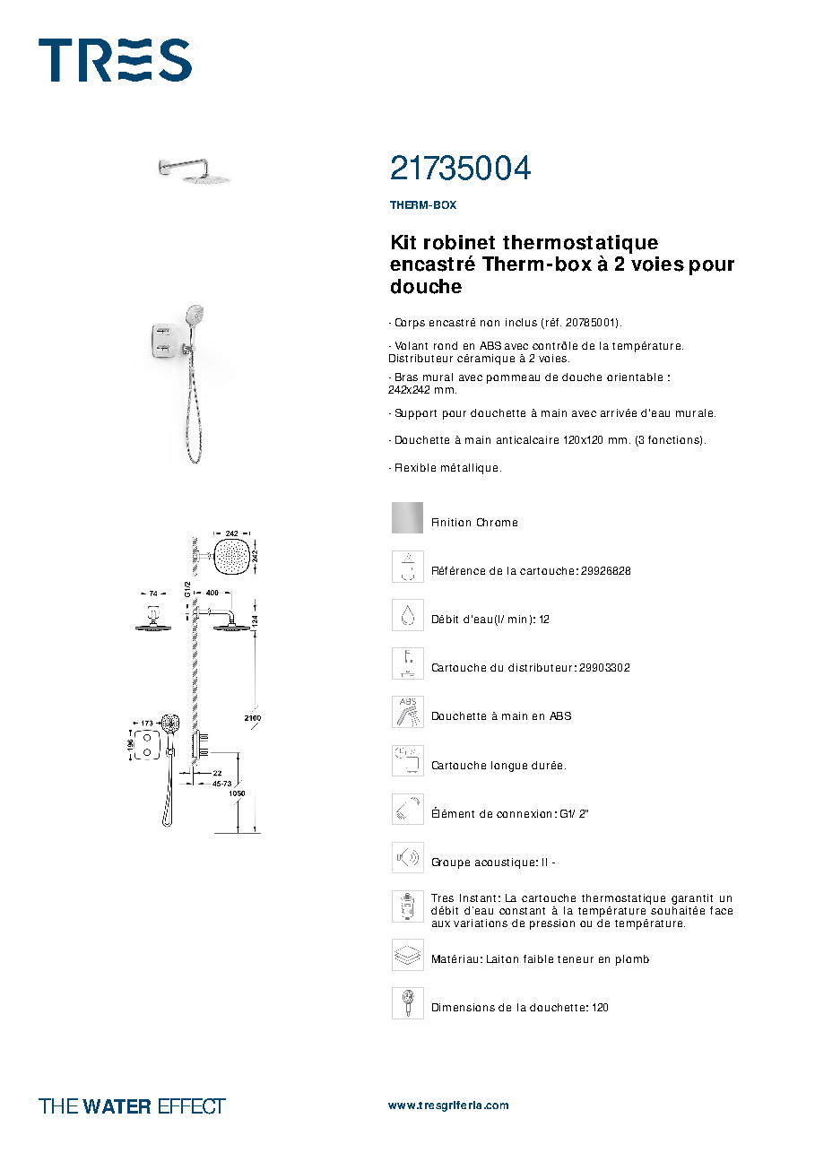 Fiche technique fournisseur
