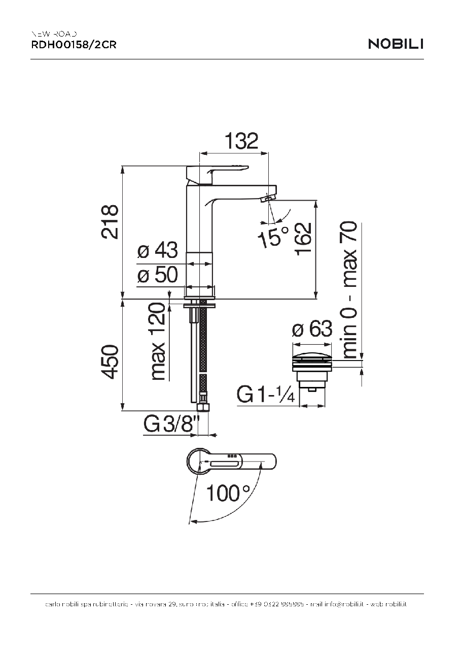 Fiche technique fournisseur