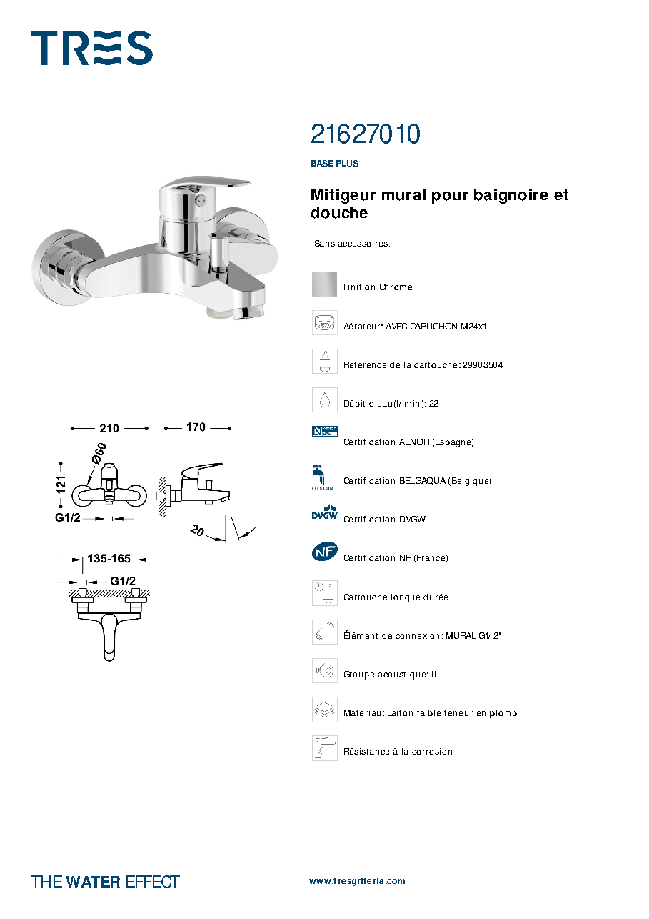 Fiche technique fournisseur