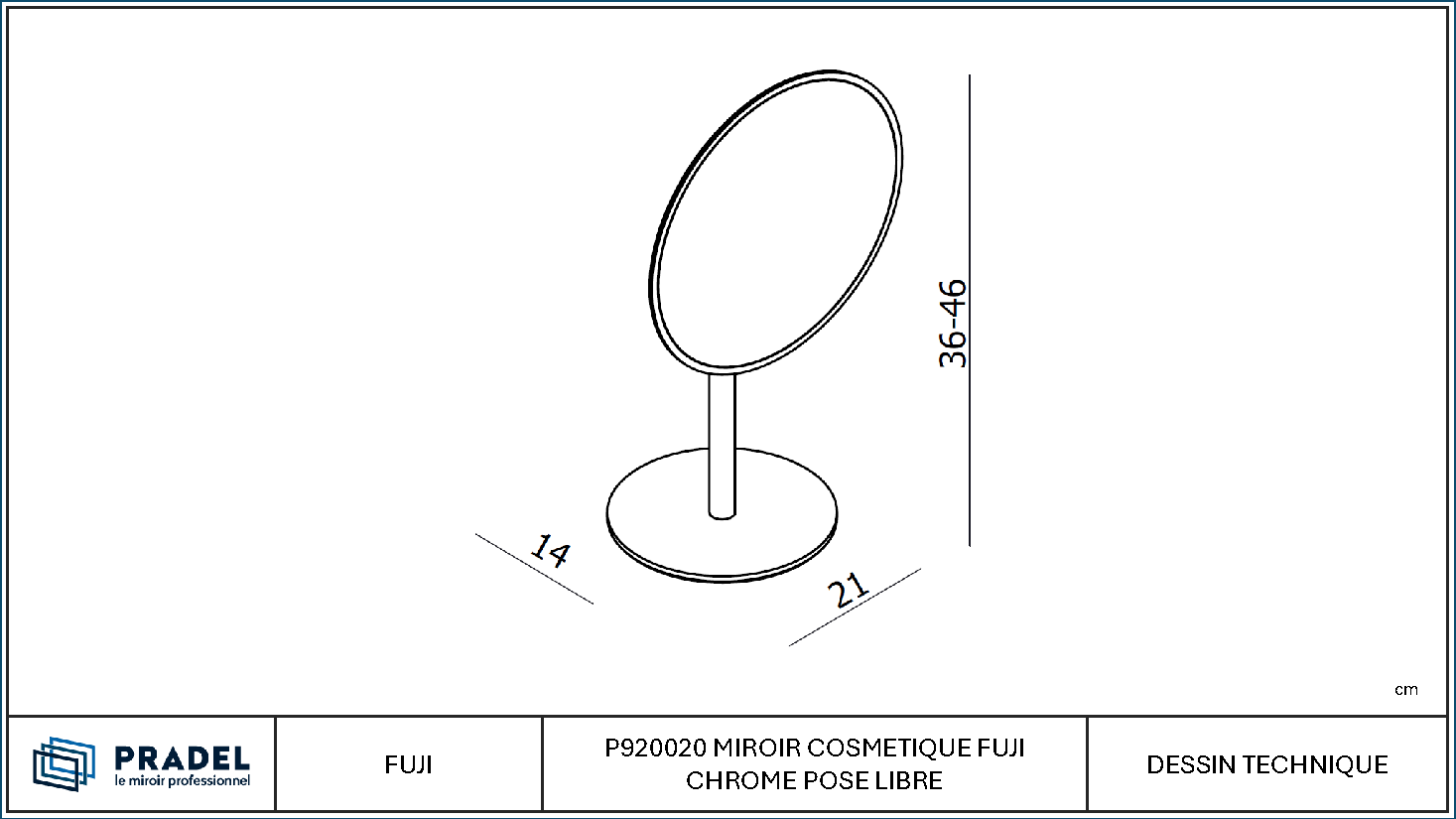 Fiche technique fournisseur