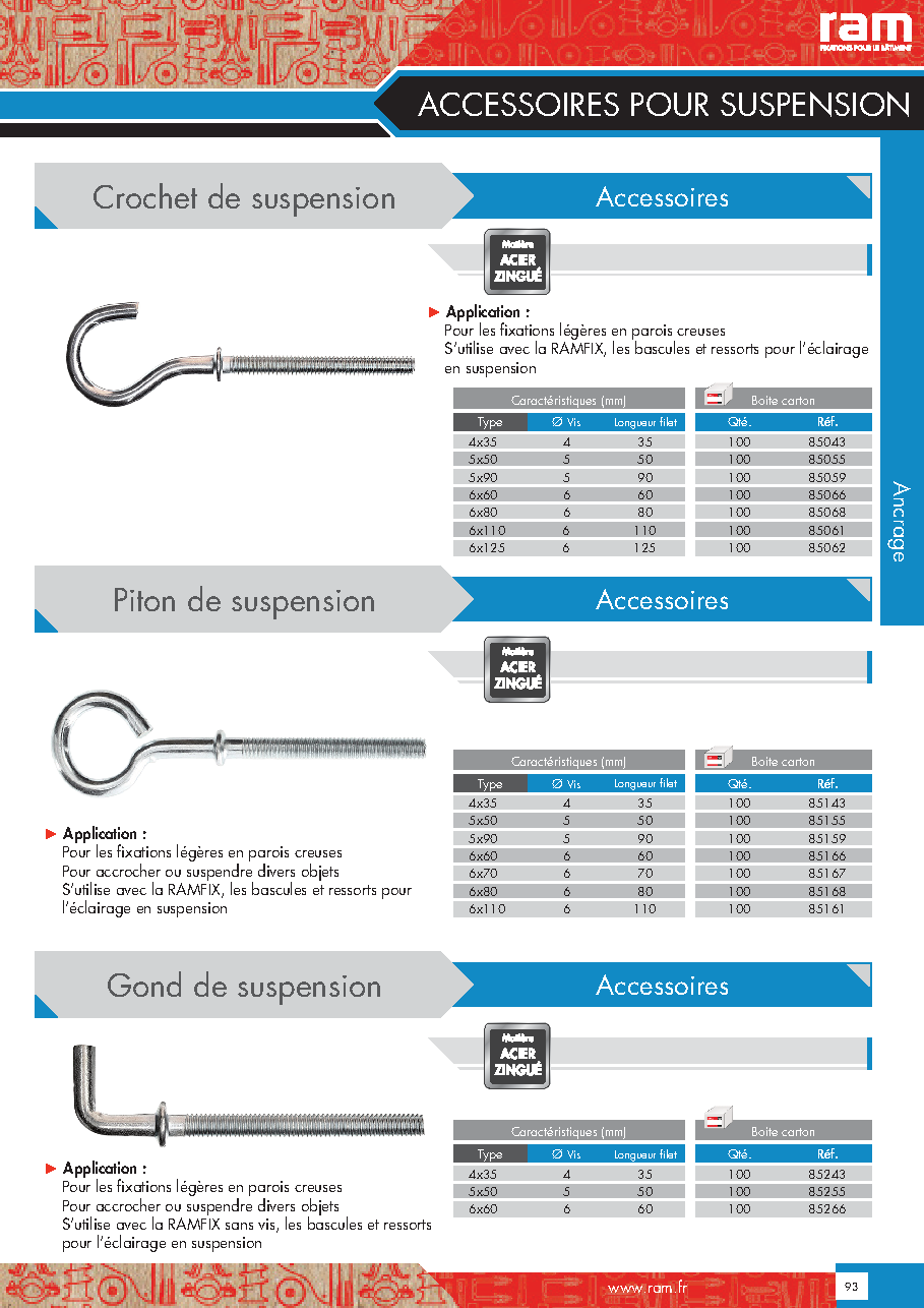 Fiche technique fournisseur