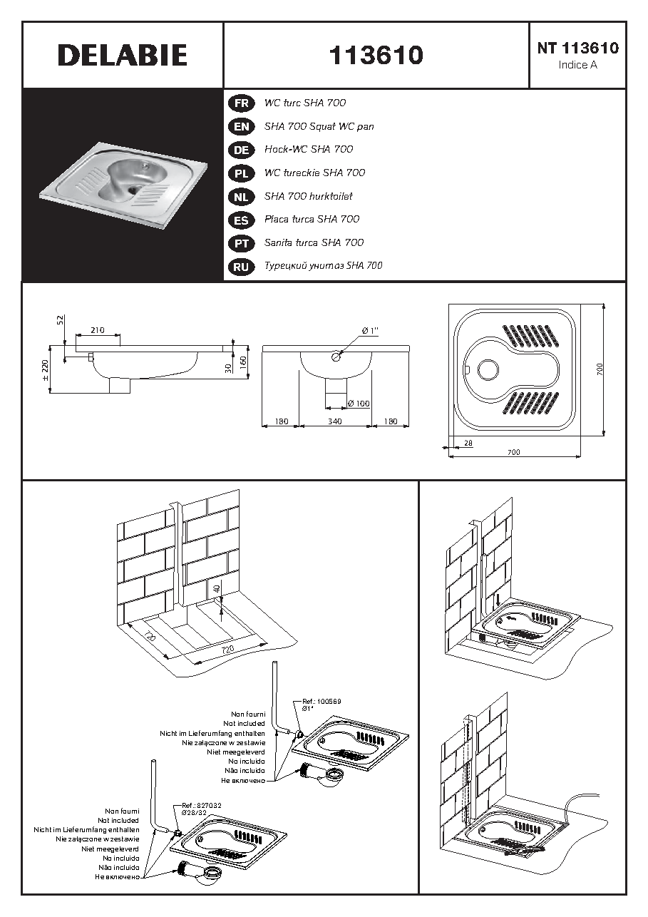 Fiche technique fournisseur