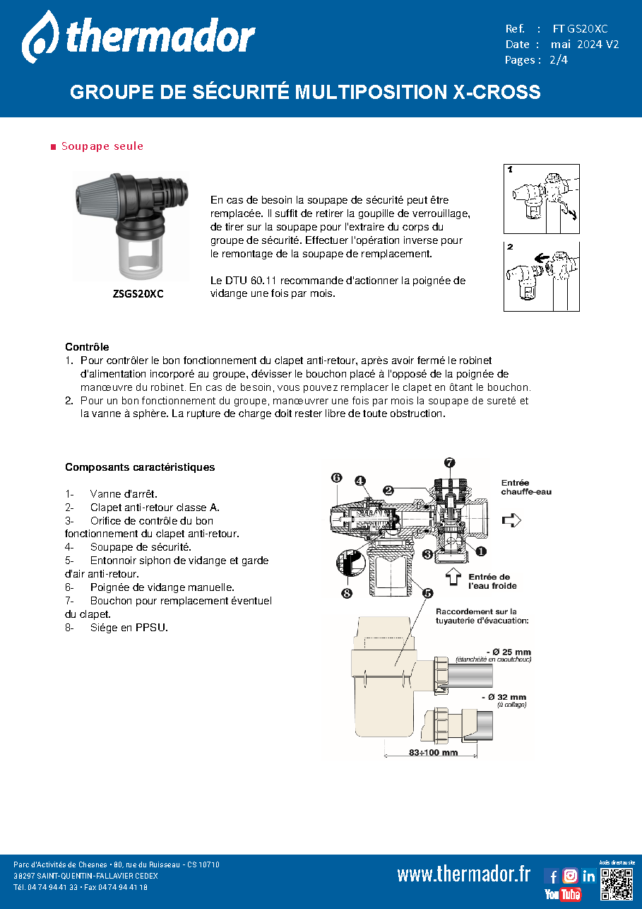 Fiche technique fournisseur