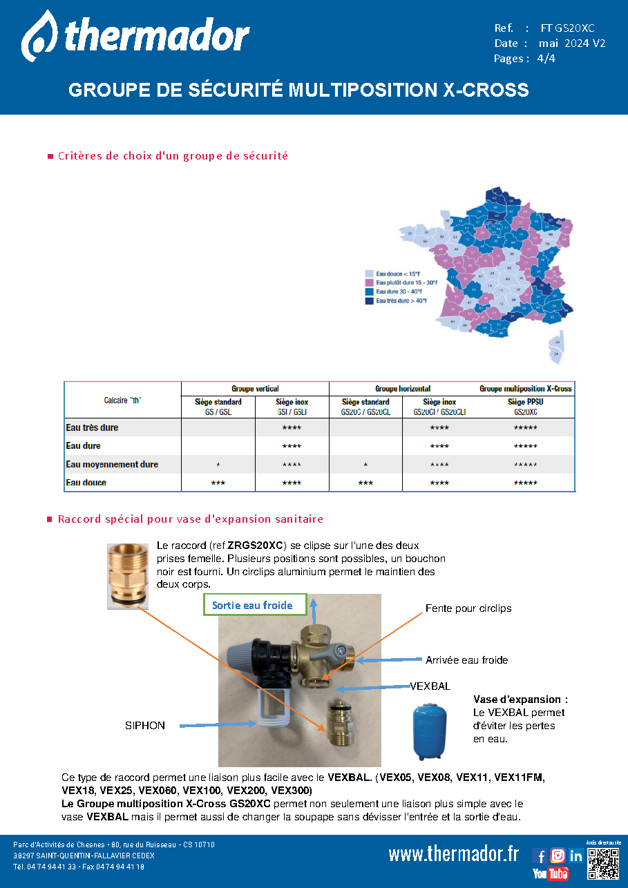 Fiche technique fournisseur