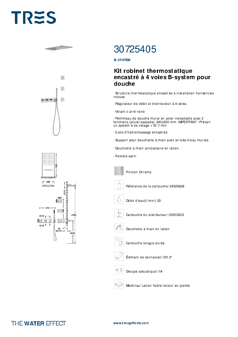Fiche technique fournisseur