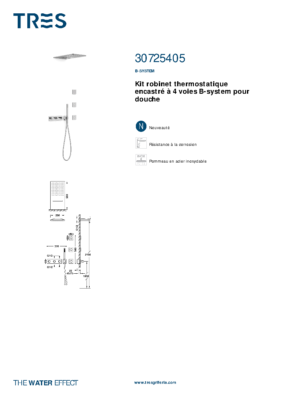 Fiche technique fournisseur