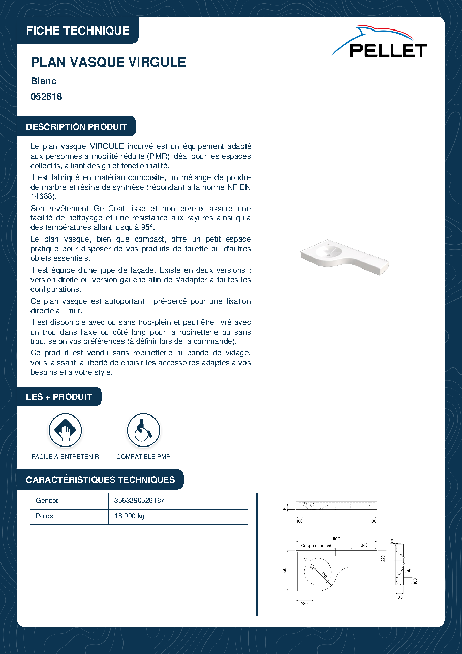 Fiche technique fournisseur