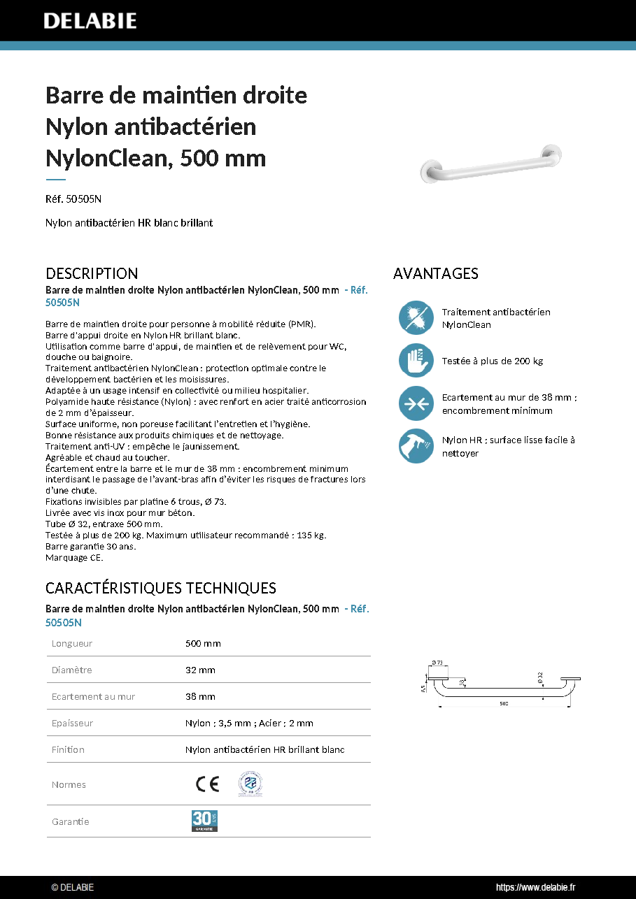 Fiche technique fournisseur