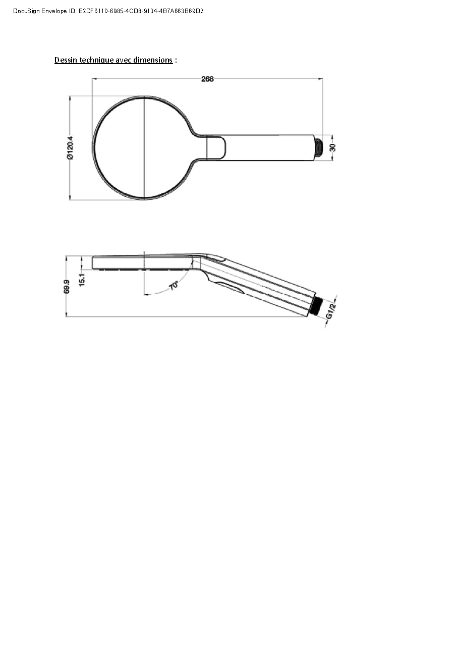 Fiche technique fournisseur