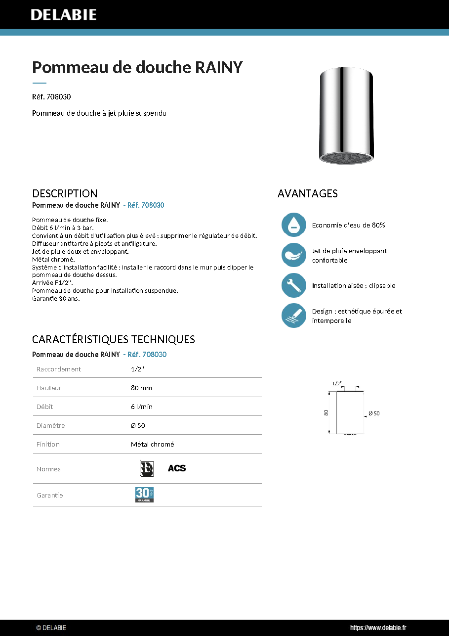 Fiche technique fournisseur