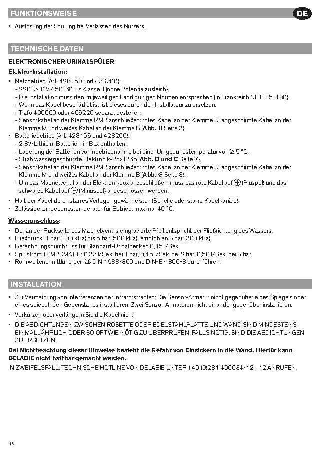 Fiche technique fournisseur