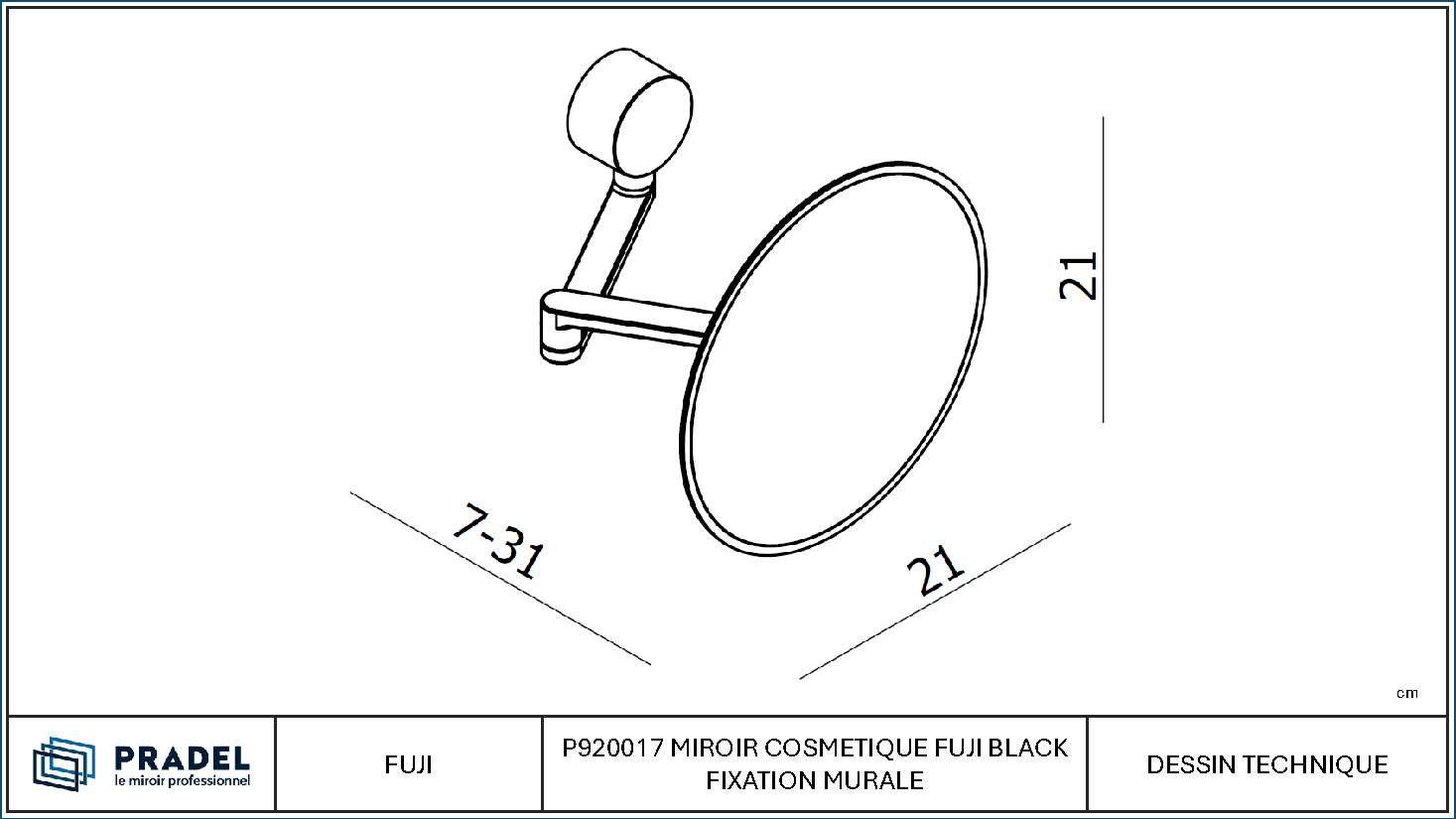 Fiche technique fournisseur