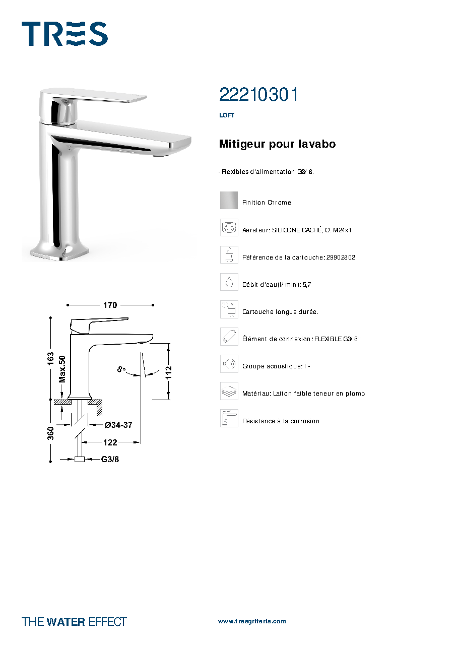 Fiche technique fournisseur