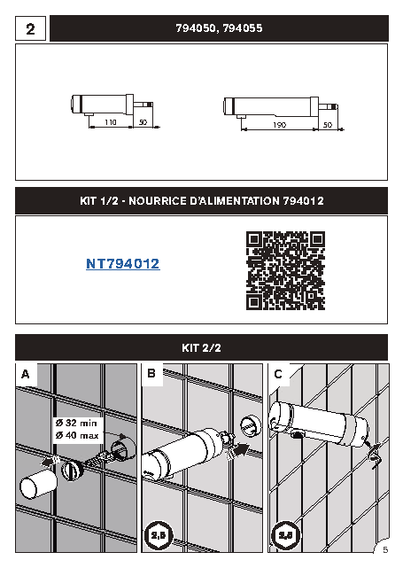 Fiche technique fournisseur