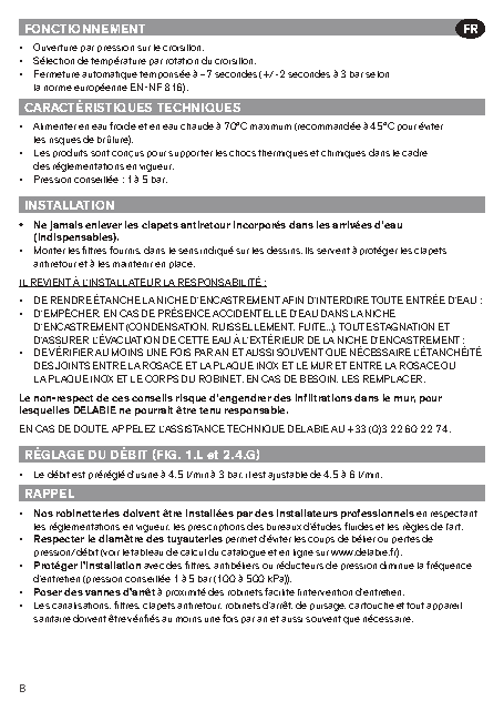 Fiche technique fournisseur