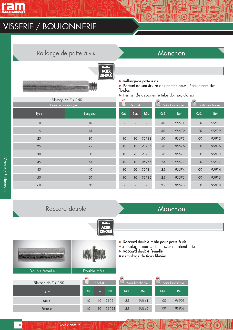 Fiche technique fournisseur