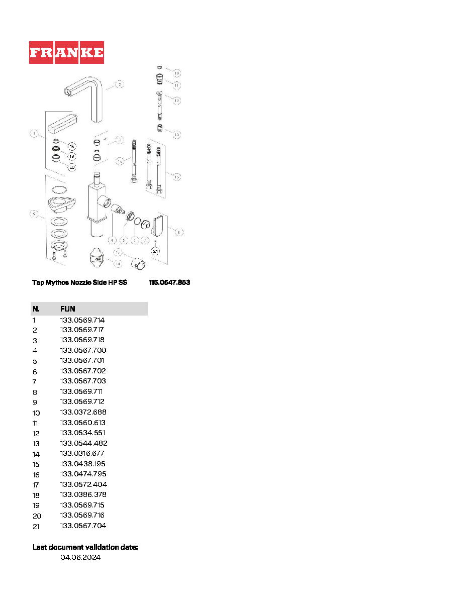 Fiche technique fournisseur