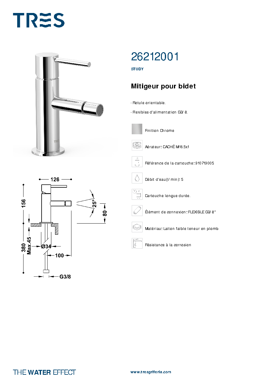 Fiche technique fournisseur