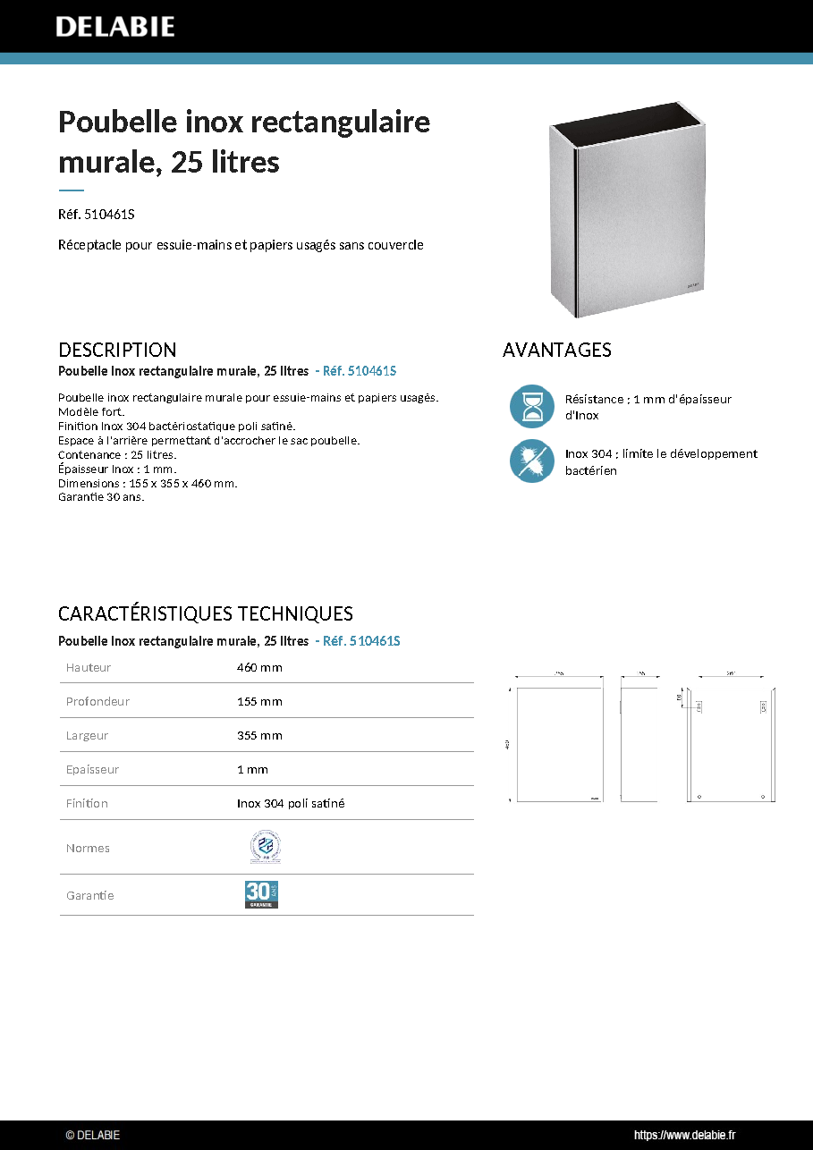 Fiche technique fournisseur