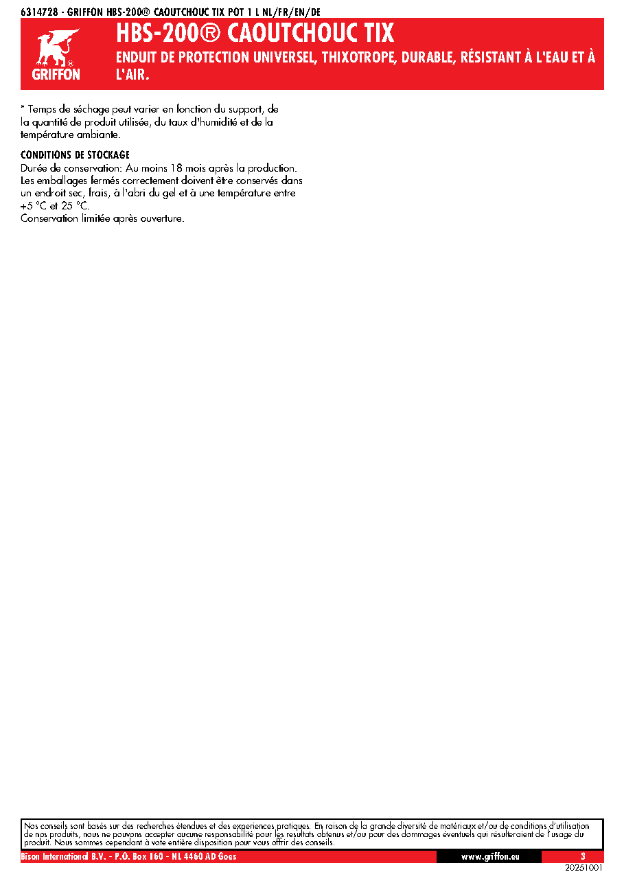 Fiche technique fournisseur