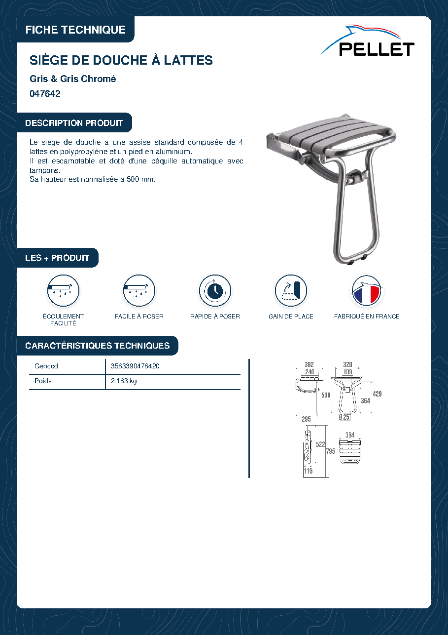 Fiche technique fournisseur
