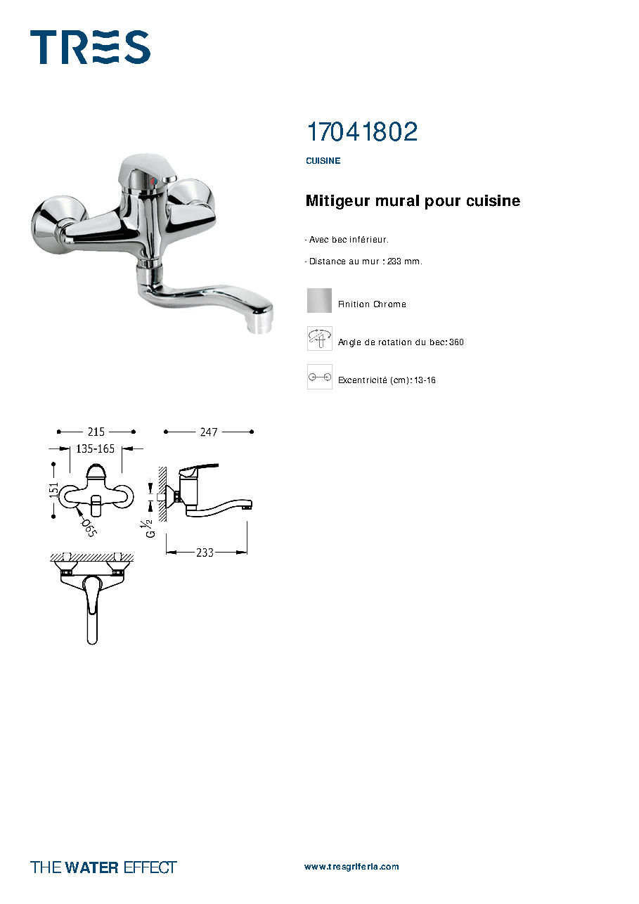 Fiche technique fournisseur
