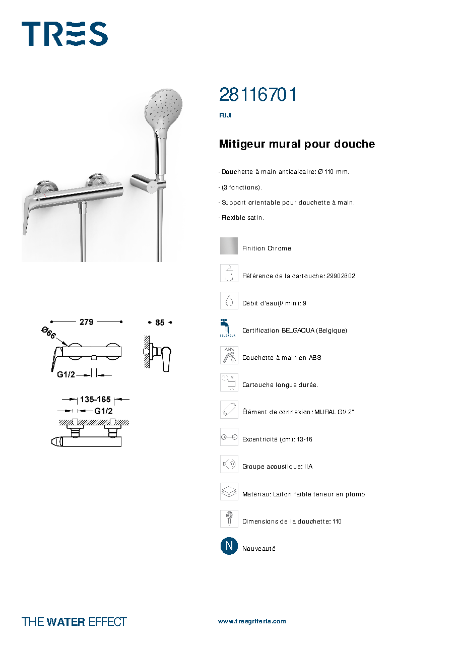 Fiche technique fournisseur